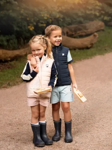 Bilde av WoolLand Besseggen vest girl Rose Smoke